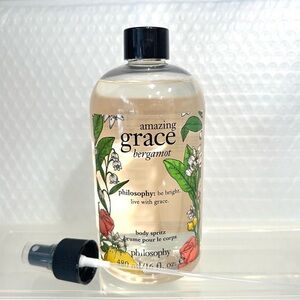 NEW Philosophy Amazing Grace Bergamot Body Spritz Body Spray 16 fl oz Sealed